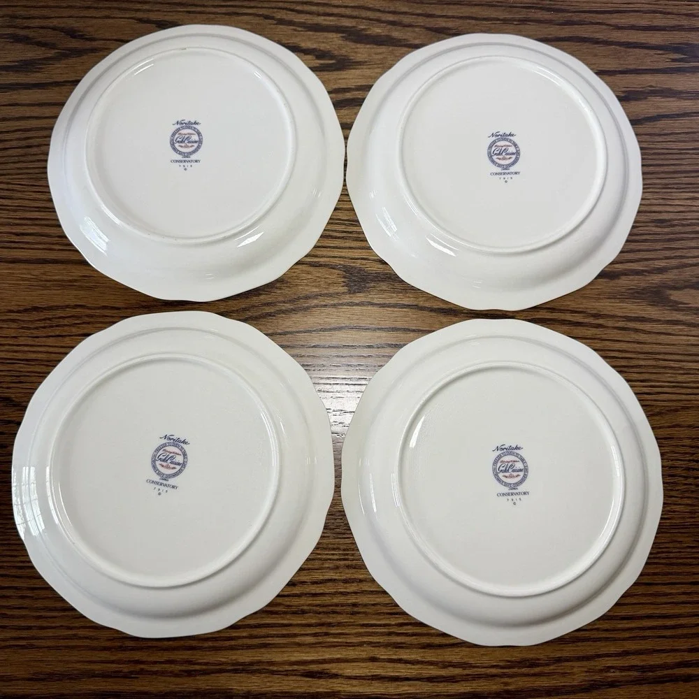 Noritake Porcelain Conservatory Gala Cuisine 4Pc 8 1/4